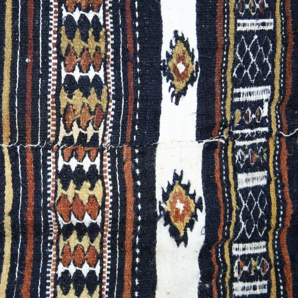 Rare Early 20th Century Khasa Arkilla Kerka Hand Woven Bridal Blanket Ma…